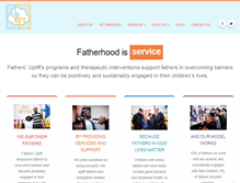 Tablet Screenshot of fathersuplift.org
